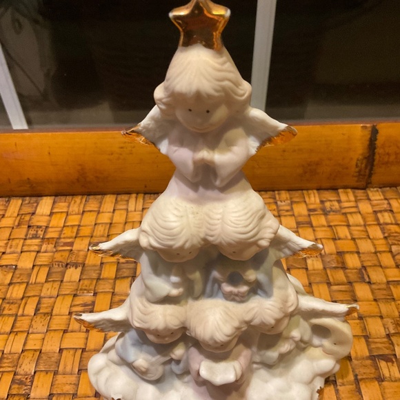 Adorable Angel Choir Ceramic Christmas Tree - Picture 1 of 6